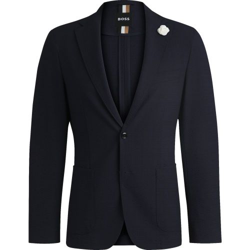 Veste Slim en seersucker stretch - Boss - Modalova