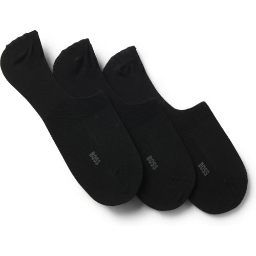 Lot de trois paires de chaussettes invisibles - Boss - Modalova
