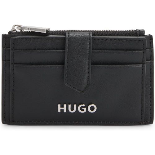 Porte-cartes en similicuir à logo - HUGO - Modalova