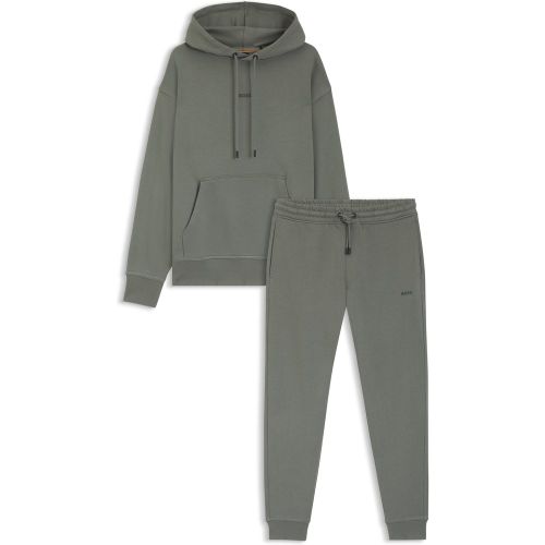 Ensemble de survêtement décontracté en coton avec logo minimaliste - Boss - Modalova