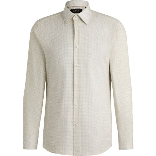 Chemise Slim en coton italien imprimé - Boss - Modalova