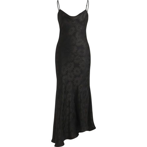 Robe en jacquard à fleurs avec base asymétrique - HUGO - Modalova