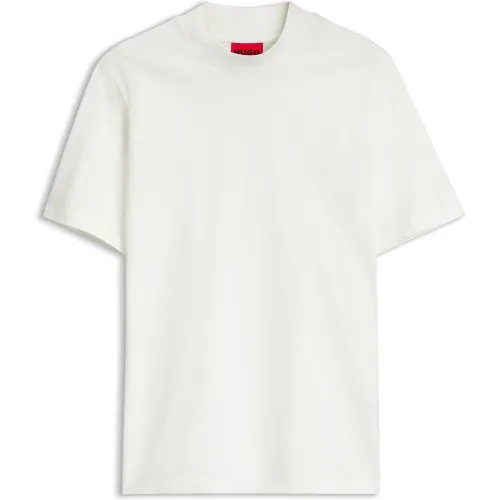 T-shirt en coton stretch - HUGO - Modalova