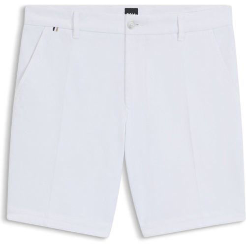 Short Slim en coton stretch structuré - Boss - Modalova