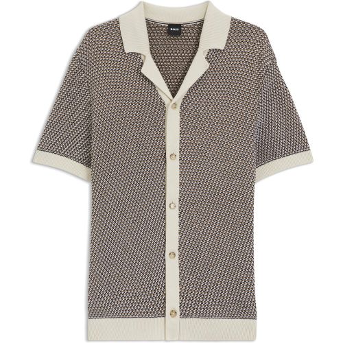 Gilet Regular en maille de coton - Boss - Modalova