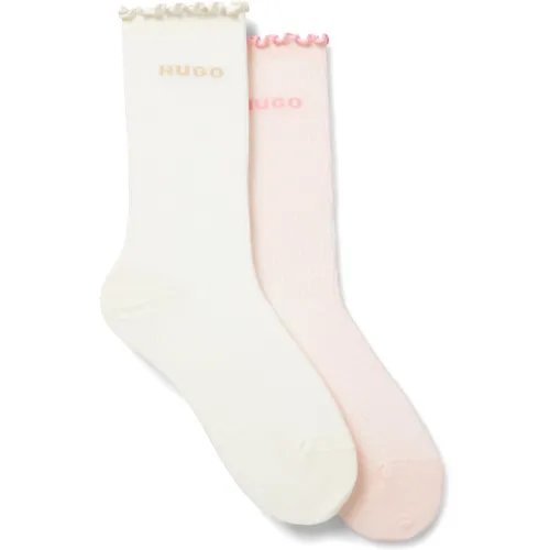 Lot de deux paires de chaussettes mi-mollet - HUGO - Modalova