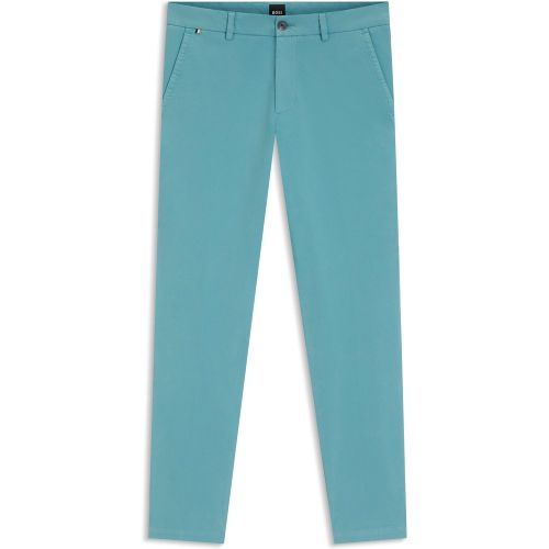 Pantalon Slim en twill de coton stretch - Boss - Modalova