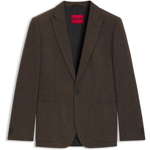Veste Extra Slim en tissu à chevrons - HUGO - Modalova