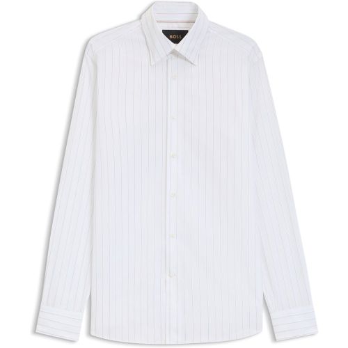 Chemise Slim en coton italien à rayures - Boss - Modalova