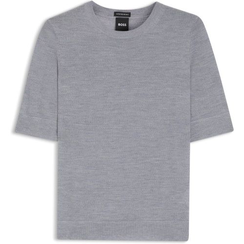 Pull en maille de laine vierge - Boss - Modalova