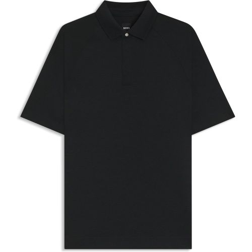 Polo Regular à patte de boutonnage recouverte - Boss - Modalova