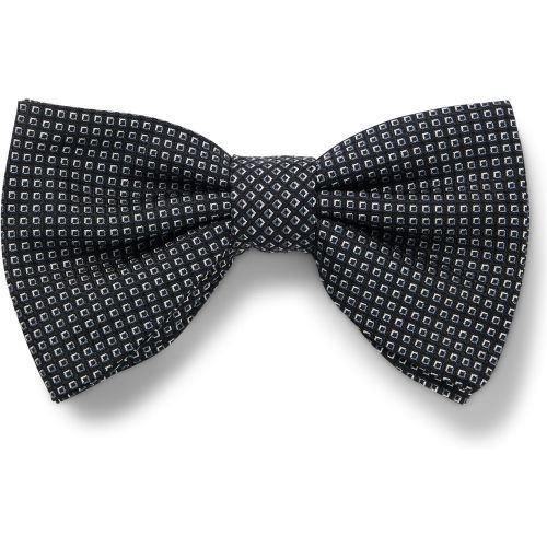 Nœud papillon en soie mélangée à motif jacquard - HUGO - Modalova