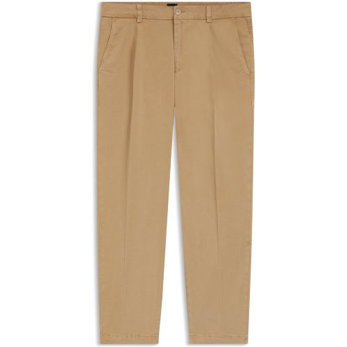 Pantalon Tapered en twill stretch - Boss - Modalova