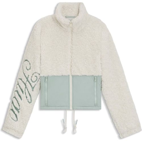 Veste en peluche color block avec logo brodé - HUGO - Modalova