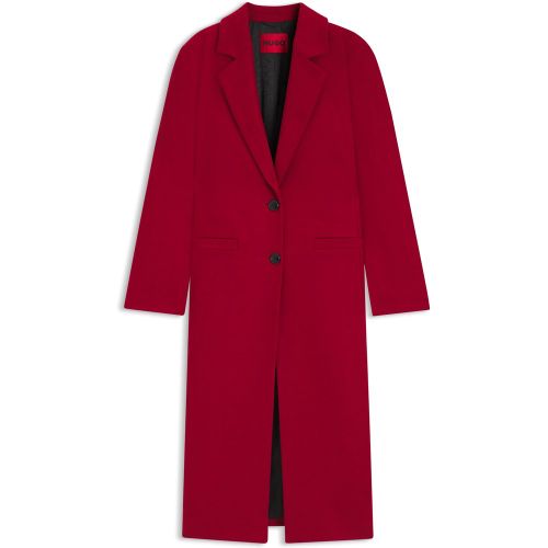 Manteau Relaxed en laine mélangée - HUGO - Modalova