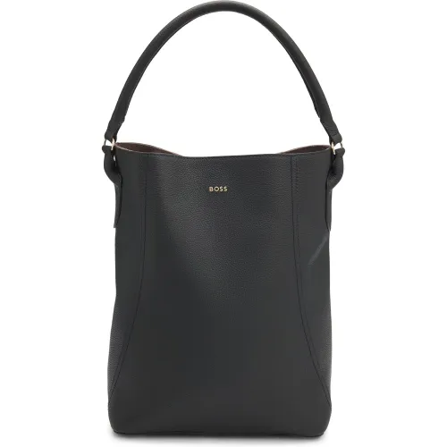Sac seau en cuir grainé - Boss - Modalova