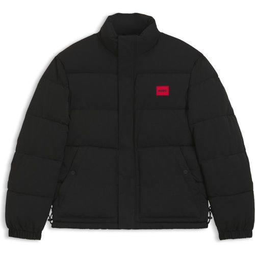 Veste matelassée déperlante avec patch logo - HUGO - Modalova