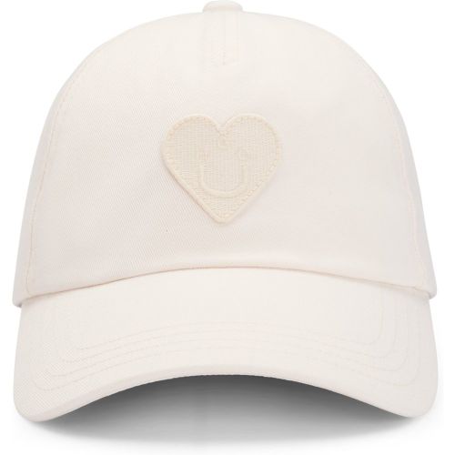 Casquette en twill de coton avec broderie Happy - HUGO - Modalova