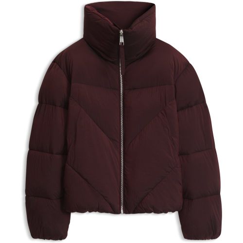 Doudoune zippée en tissu brillant - Boss - Modalova