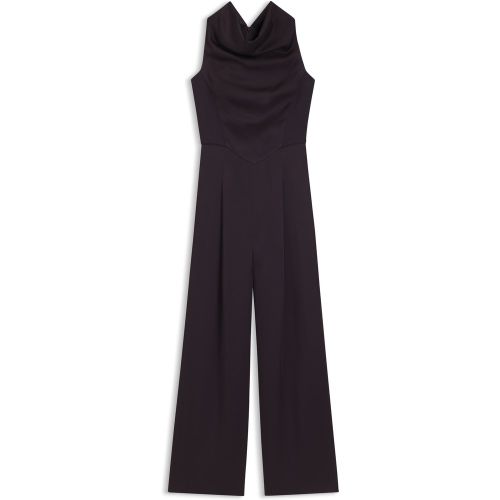 Combinaison en tissu sablé à encolure drapée - Boss - Modalova