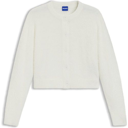 Cardigan Relaxed en fil effet fourrure - HUGO - Modalova