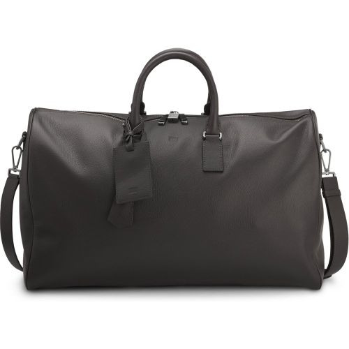 Sac de voyage en cuir grainé avec porte-adresse BECKHAM x - Boss - Modalova