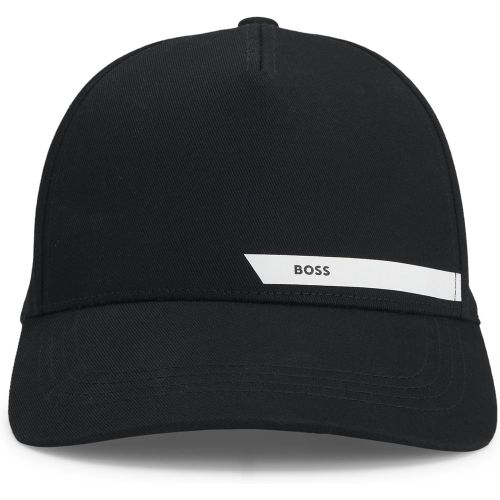 Casquette en twill de coton avec logo imprimé - Boss - Modalova