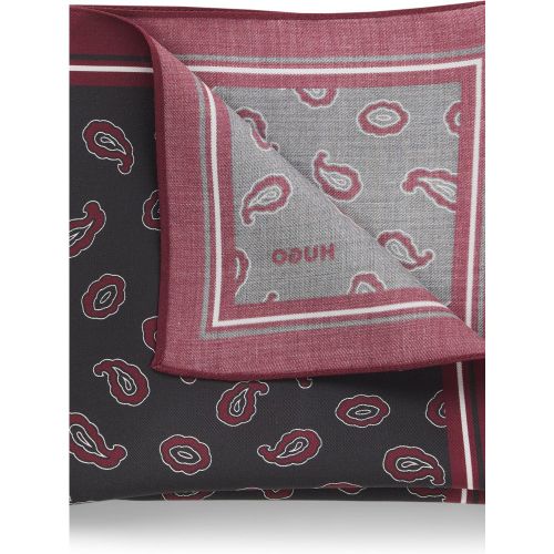 Pochette de costume imprimée d’un motif cachemire - HUGO - Modalova