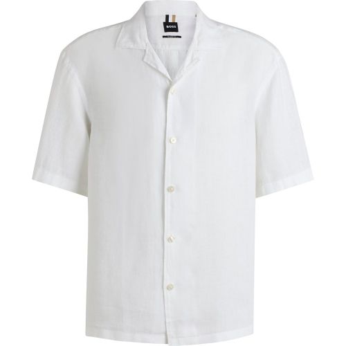 Chemise Relaxed en lin - Boss - Modalova