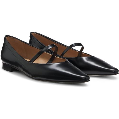 Ballerines en cuir lisse avec bride - Boss - Modalova