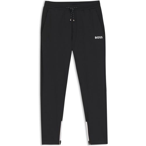 Active Bas de survêtement en gabardine stretch avec ourlets zippés - Boss - Modalova