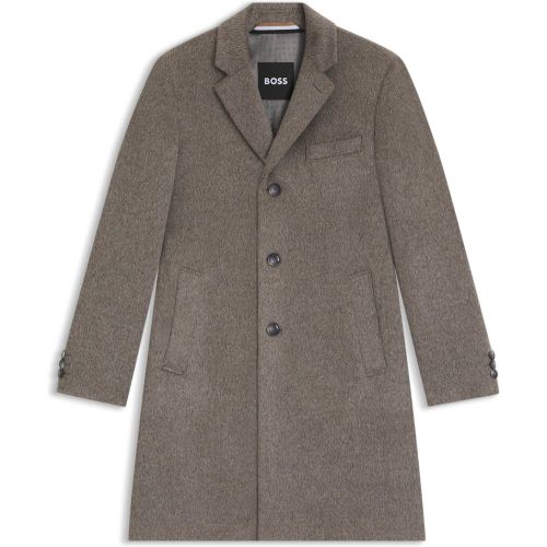 Manteau Slim en alpaga mélangé - Boss - Modalova