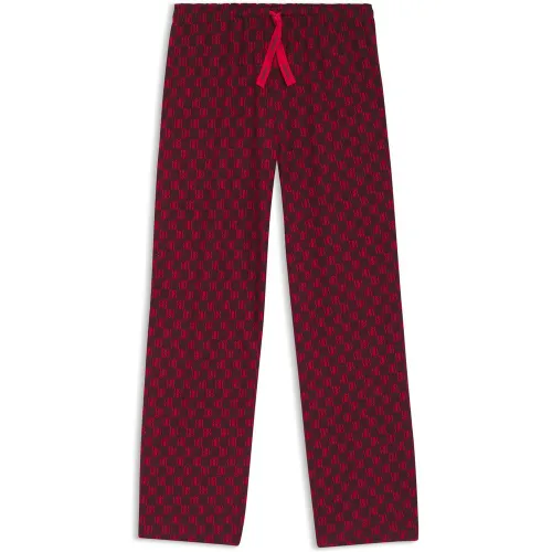 Bas de pyjama imprimé en modal stretch et en coton - HUGO - Modalova
