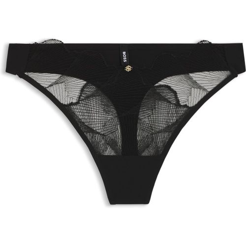 String brodé avec monogramme Double B - Boss - Modalova