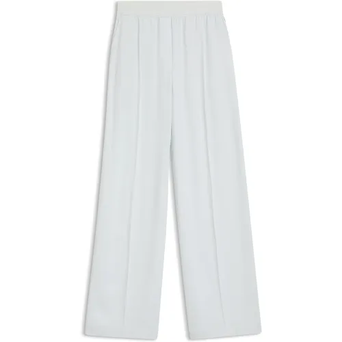 Pantalon coupe décontractée en crêpe fluide - Boss - Modalova