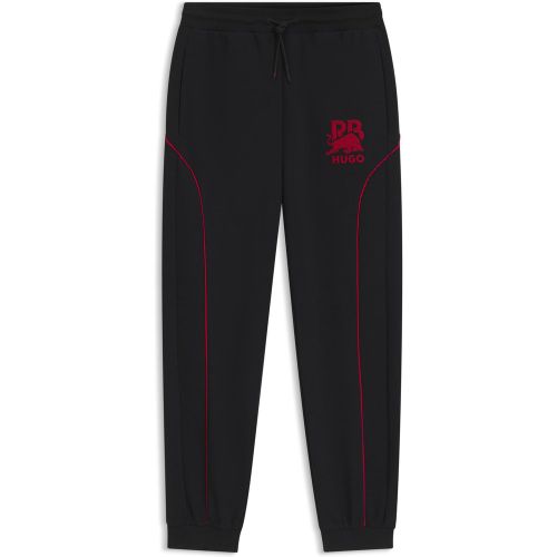 Bas de survêtement x RB en coton stretch avec motif taureau - HUGO - Modalova