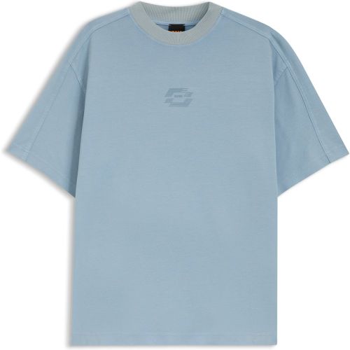 T-shirt en coton interlock avec motif logo - Boss - Modalova