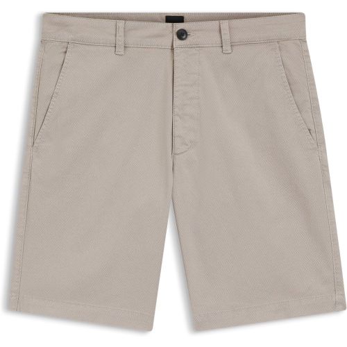 Short chino Slim en coton stretch imprimé - Boss - Modalova