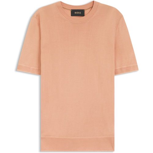 T-shirt en maille de soie - Boss - Modalova