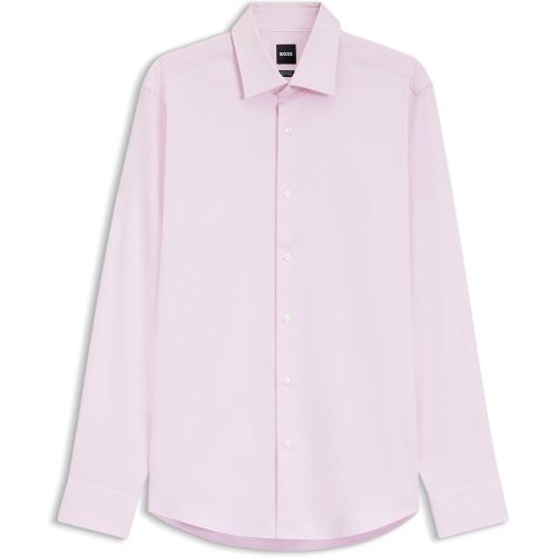 Chemise Regular en coton stretch ratière facile à repasser - Boss - Modalova