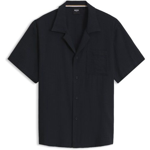 Chemise Regular en tissu seersucker - Boss - Modalova