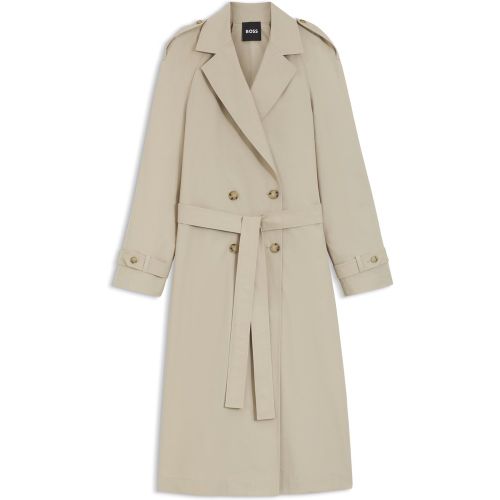Trench Regular en coton stretch - Boss - Modalova