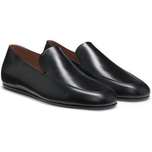 Mocassins en cuir lisse fabriqués au Portugal - Boss - Modalova