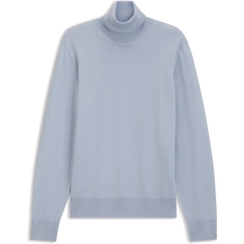Pull à col roulé en laine mérinos extra fine - Boss - Modalova