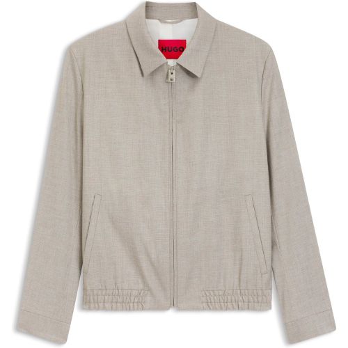 Veste Slim en twill stretch - HUGO - Modalova