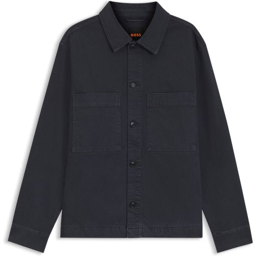 Chemise Regular en denim de coton stretch - Boss - Modalova