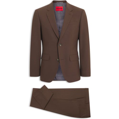 Costume deux pièces Slim en laine mélangée stretch - HUGO - Modalova