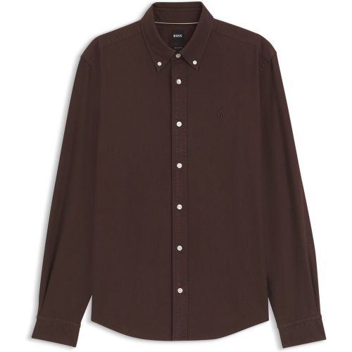 Chemise Regular en coton Oxford à pointes boutonnées - Boss - Modalova
