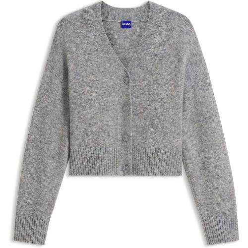 Cardigan Oversize avec logo brodé - HUGO - Modalova