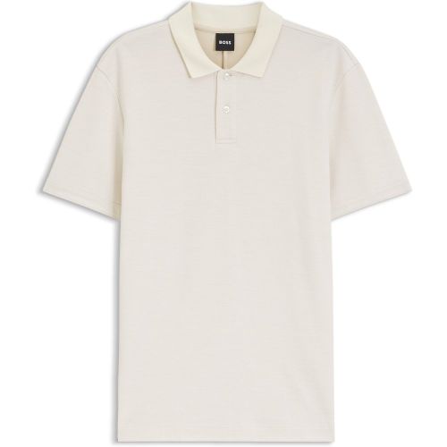Polo en coton et laine - Boss - Modalova
